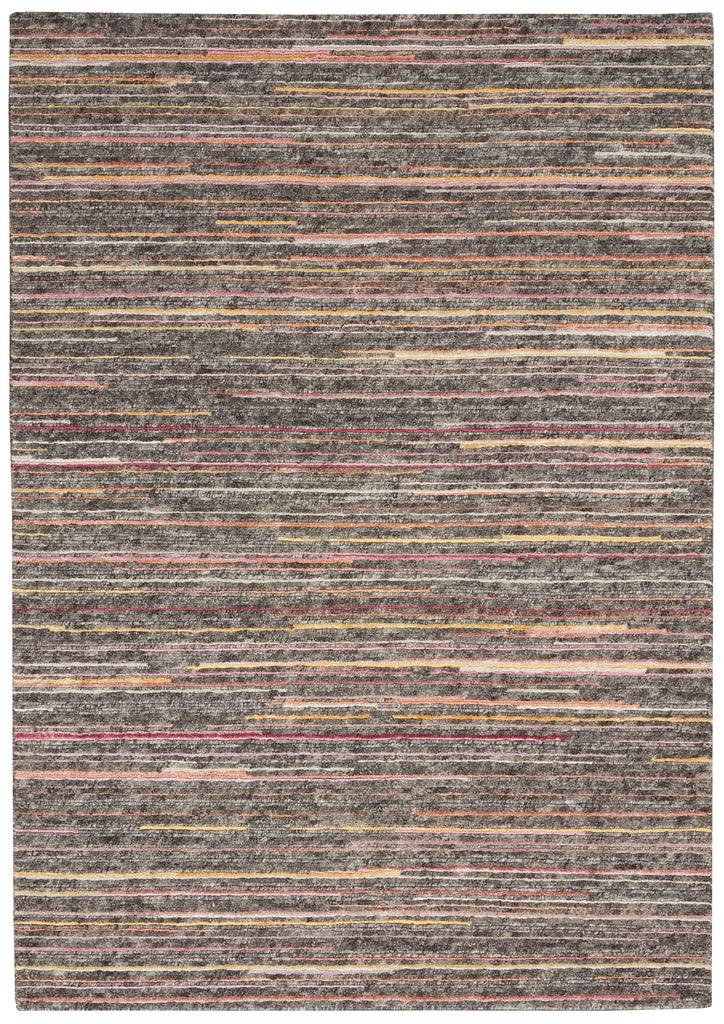 nourison plateau pae01 grey flame rug