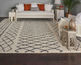 Nourison Clearance Moroccan Shag MRS02 Cream Rug