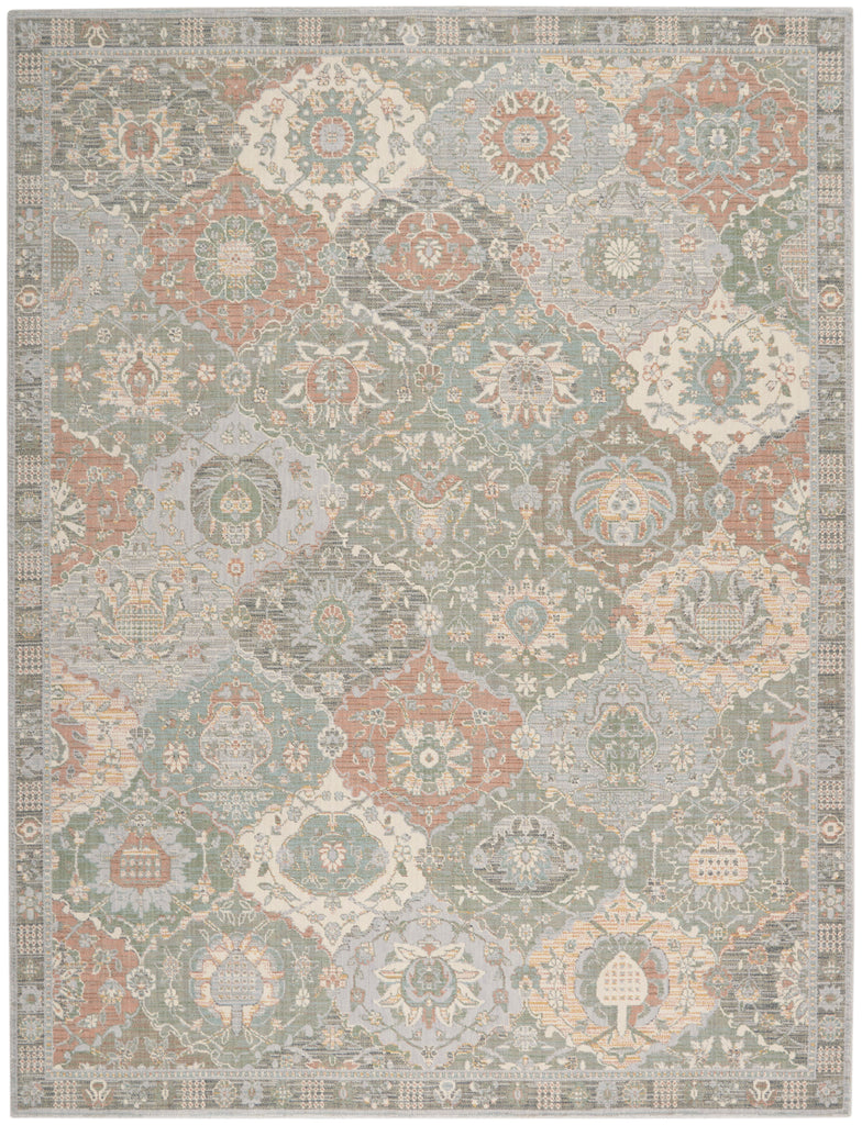 nourison parisa psa05 grey multi rug