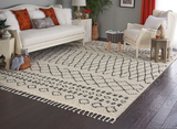 Nourison Clearance Moroccan Shag MRS02 Cream Rug