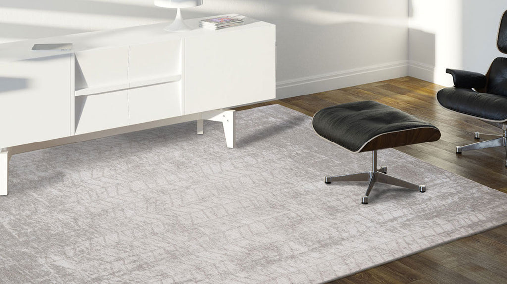 Louis De Poortere Mad Men 8929 White Rug