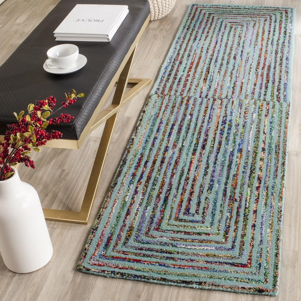 Safavieh Clearance Nantucket NAN603A Teal Multi Rug
