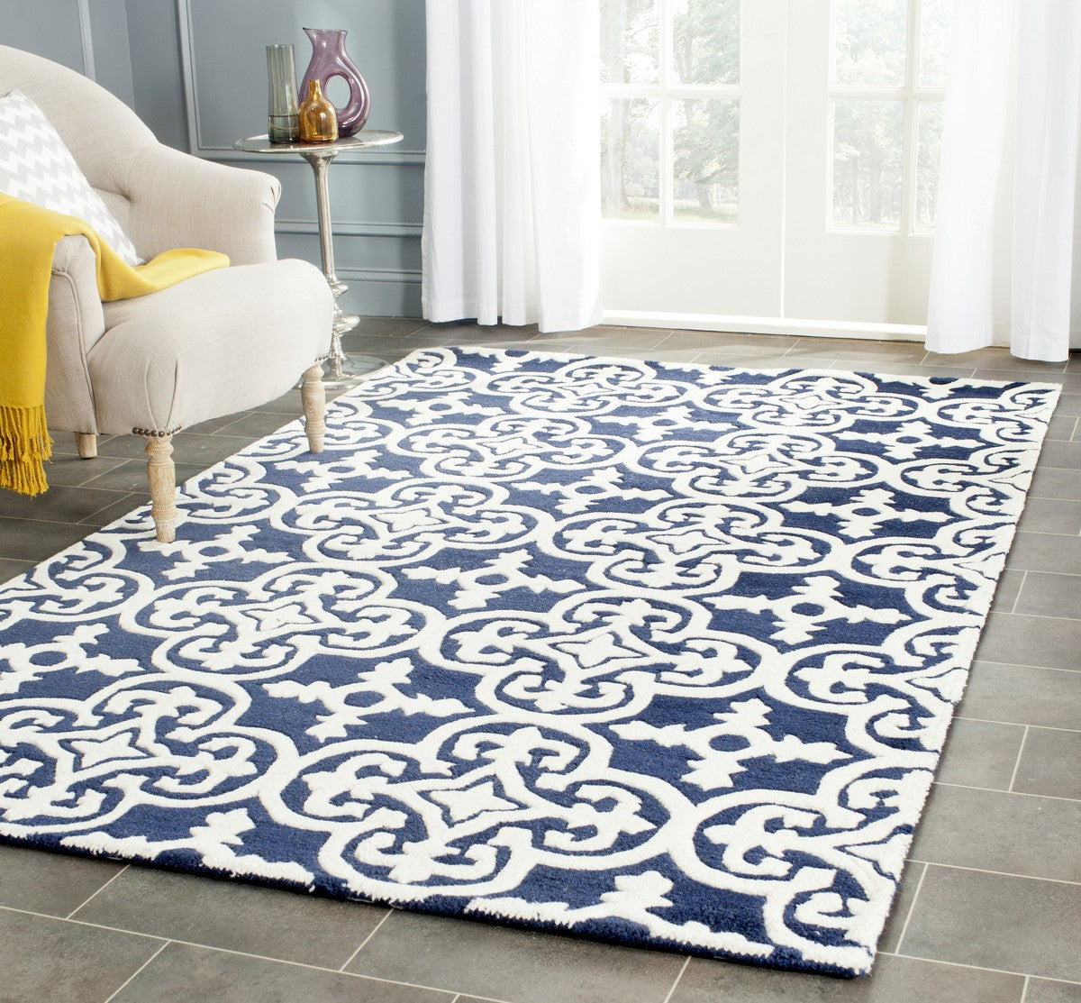 Safavieh Clearance Chatham CHT729C Dark Blue Rug