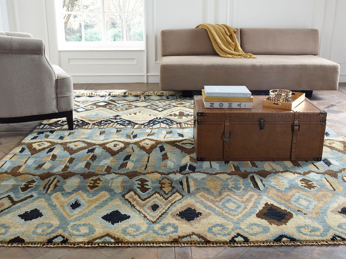 Rugs Done Right Acton AT52 Granite Grey / Earth Tones Rug