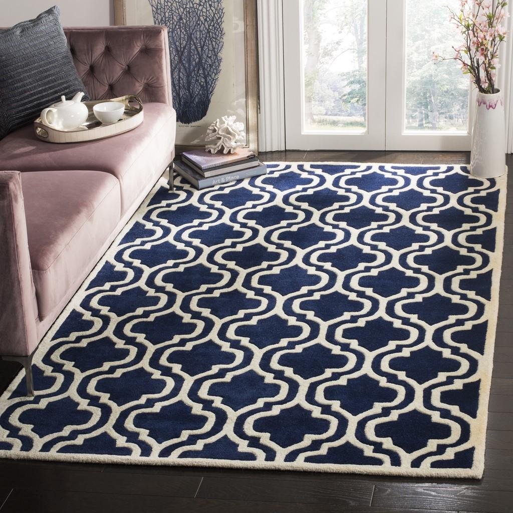 Safavieh Clearance Chatham CHT727C Navy Rug