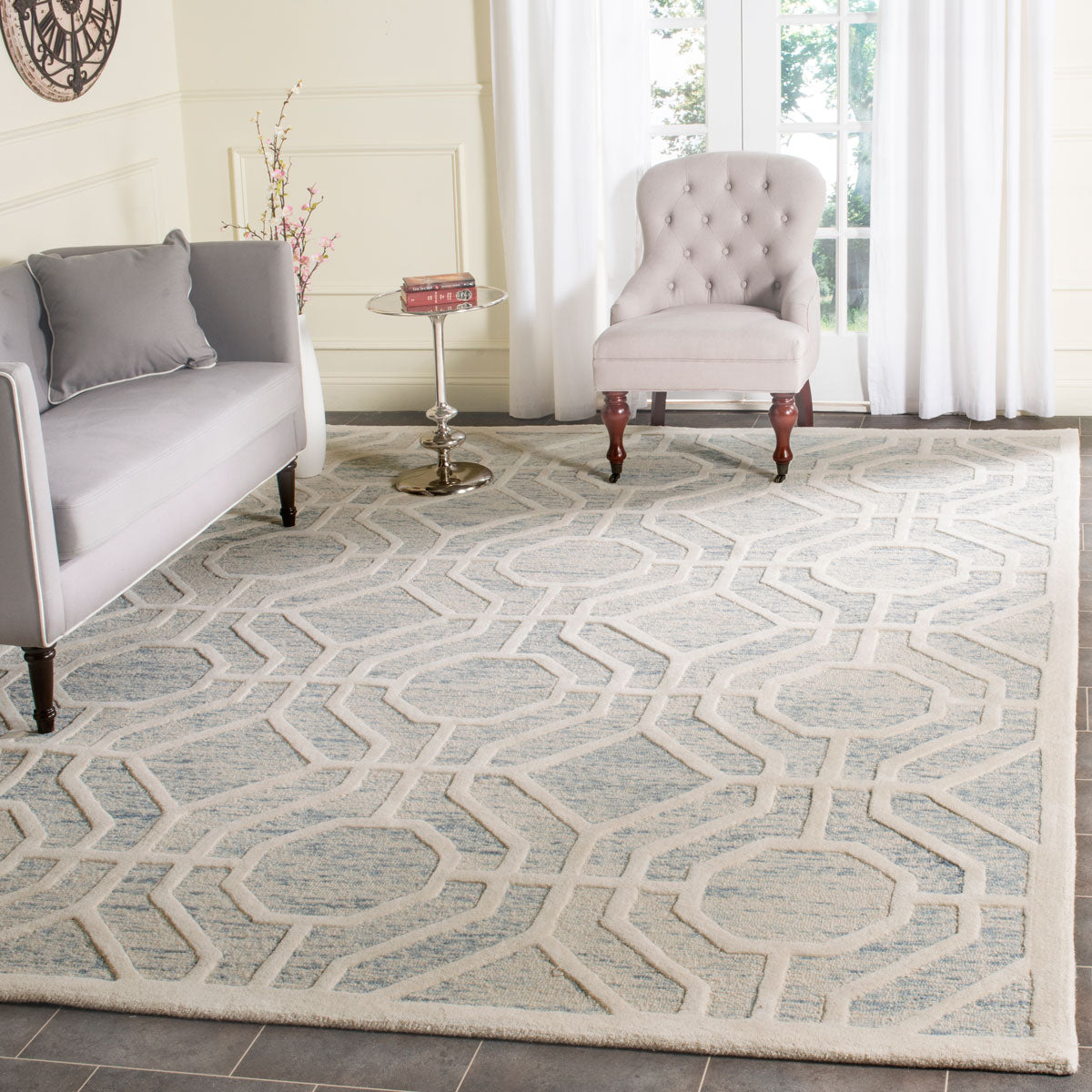 Safavieh Clearance Cambridge CAM726B Light Blue Rug