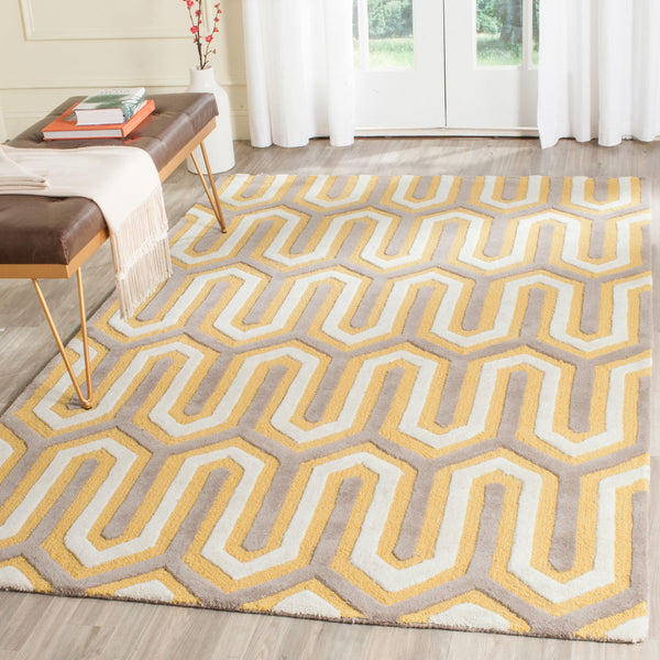 Safavieh Clearance Cambridge CAM351Q Gold Rug