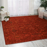 Nourison Clearance Timeless TML07 Red Rug