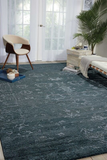 Nourison Silken Shadow SHA15 Stone Blue Rug