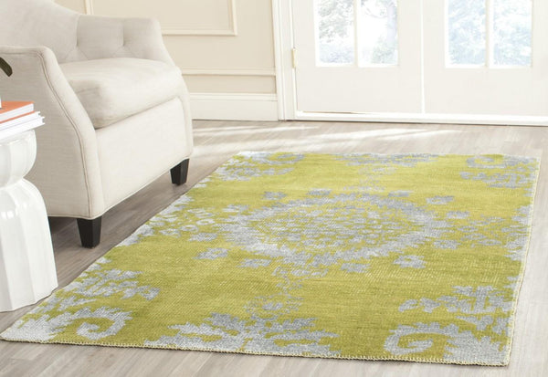 Safavieh Clearance Stone Wash STW235A Chartreuse Rug