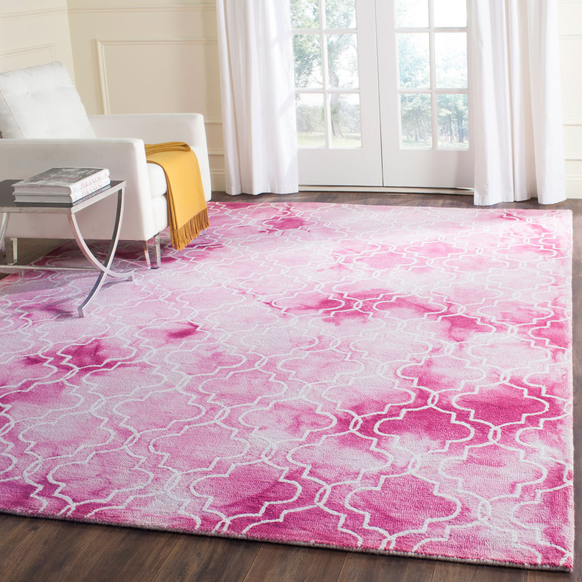 Safavieh Clearance Dip Dyes DDY676N Rose Rug