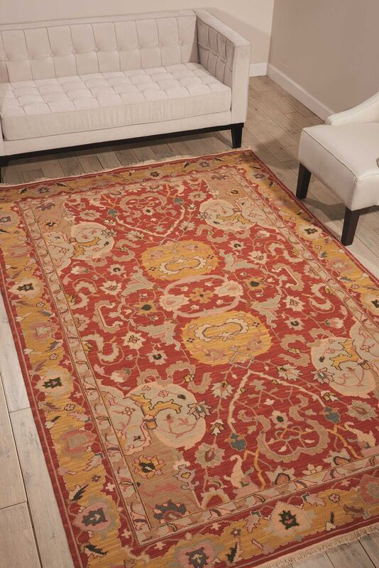 Nourison Clearance Nourmak s116 Rusty Burgundy Rug