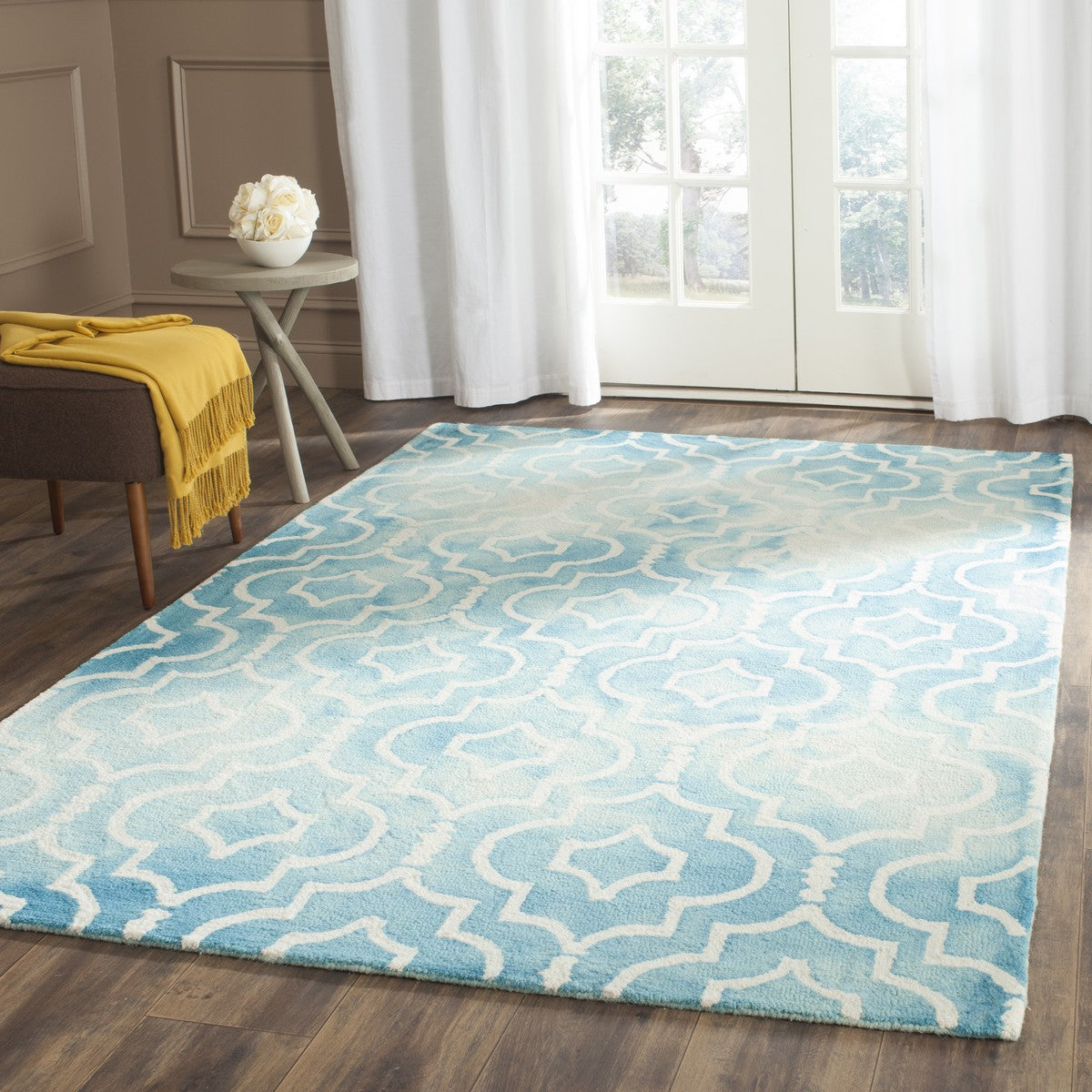 Safavieh Clearance Dip Dye DDY538D Turquoise Rug