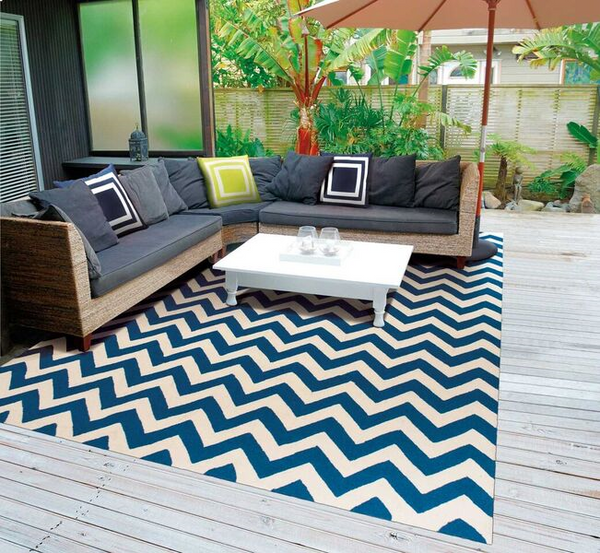 Nourison Clearance Portico POR03 Navy Rug