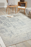 Nourison Silken Shadow SHA10 Sterling Silver Rug