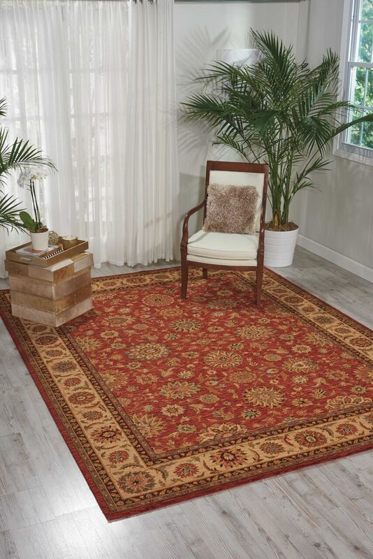 Nourison Clearance Living Treasures LI05 Rust Rug