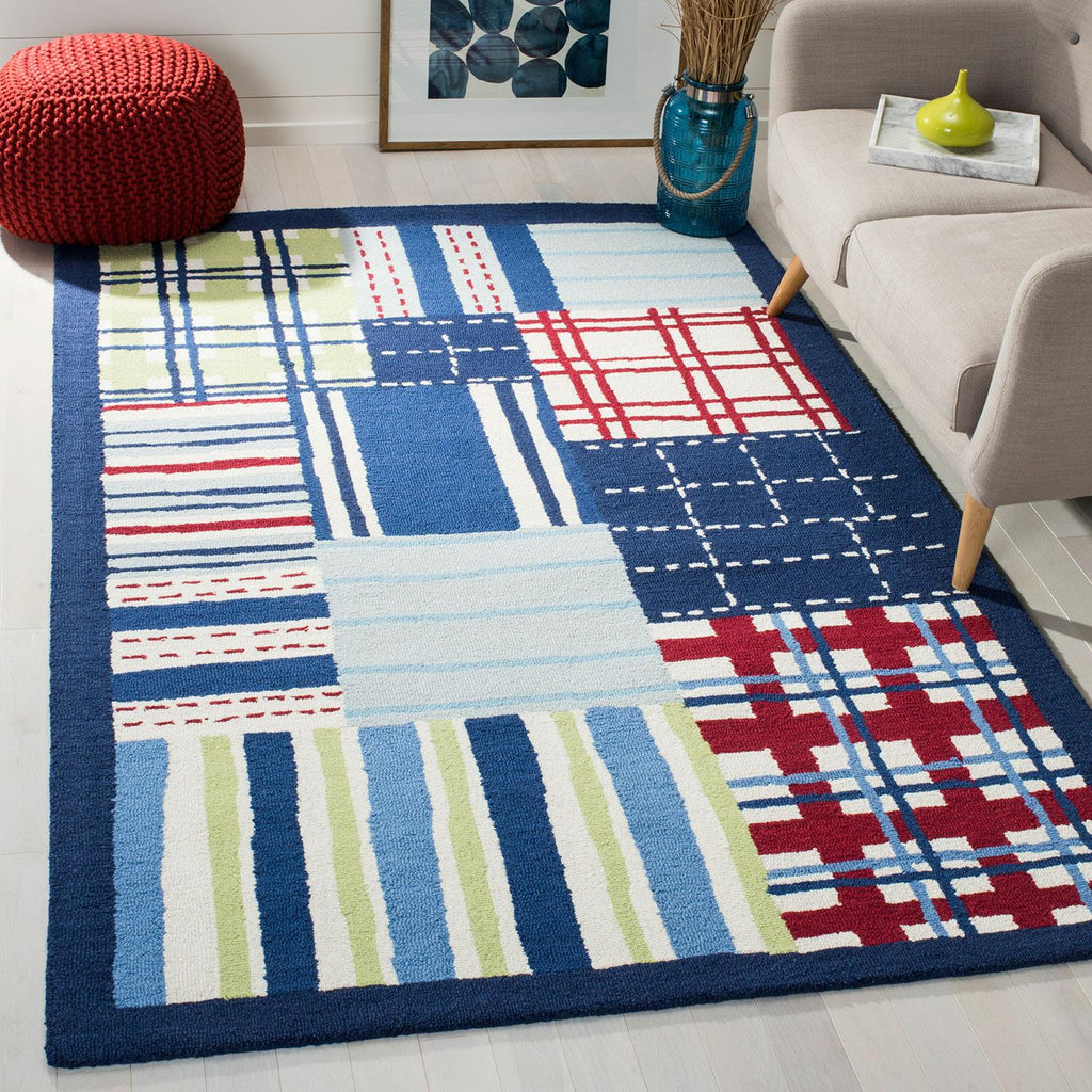 Safavieh Clearance Safavieh Kids SFK318A Navy Rug