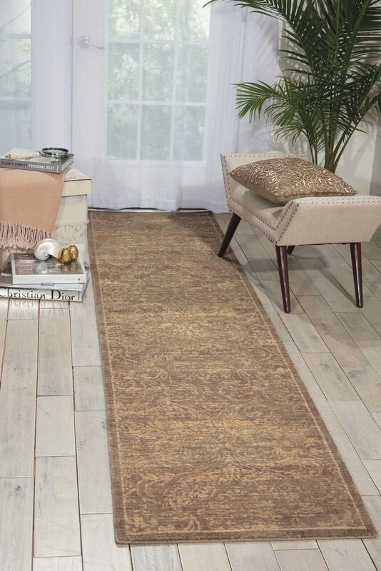 Nourison Silken Allure SLK19 Mushroom Rug