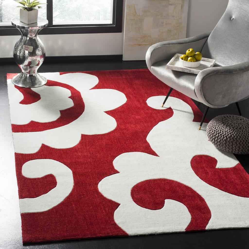 Safavieh Clearance Modern Art MDA633A Red Rug
