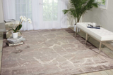 Nourison Silken Shadow SHA02 Silver Rug