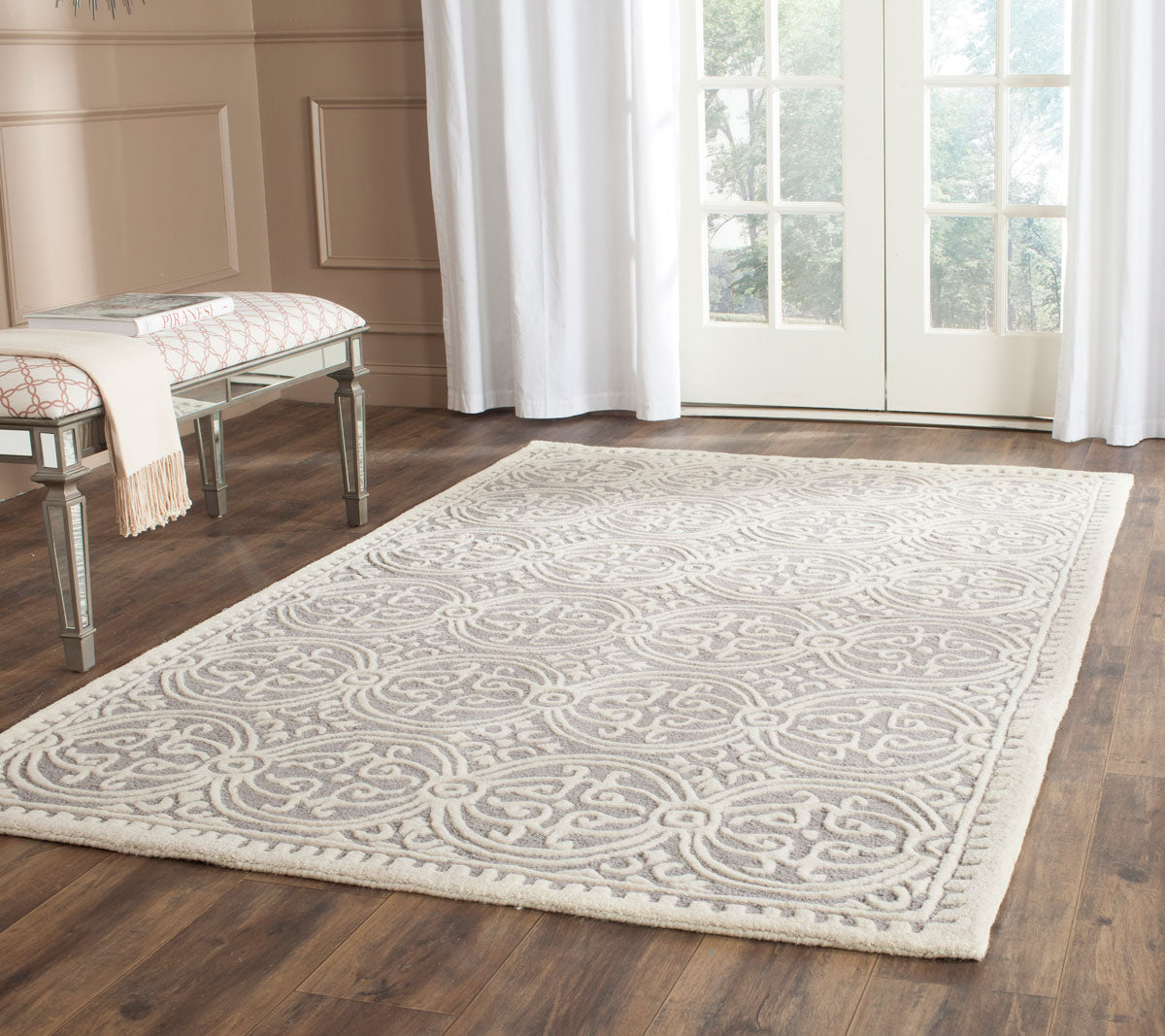 Safavieh Clearance Cambridge CAM123D Silver Rug