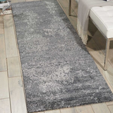 Nourison Silken Shadow SHA14 Graphite Rug