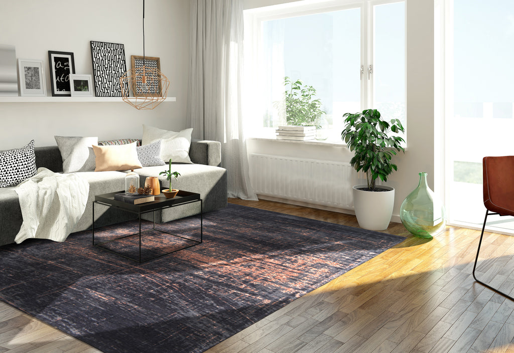 Louis De Poortere Mad Men 8925 Black Rug