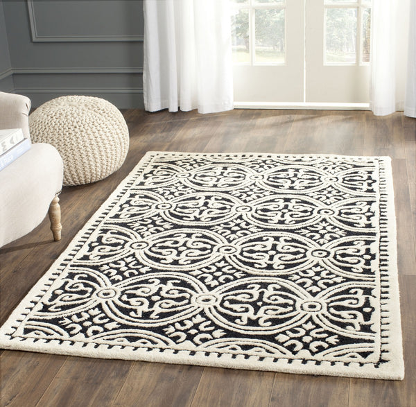 Safavieh Clearance Cambridge CAM123E Black Rug
