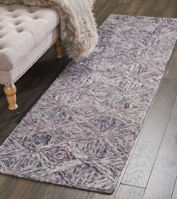 Nourison Sale Interlock ITL01 Heather Rug