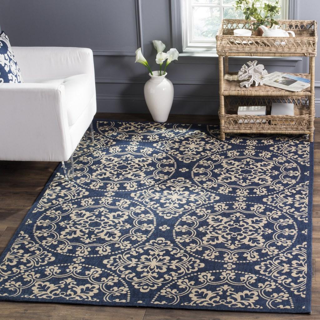 Safavieh Clearance Cedar Brook CDR262A Navy Rug