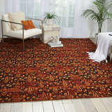 Nourison Clearance Rhapsody RH014 Flame Rug