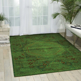 Nourison Clearance Timeless TML06 Teal Rug