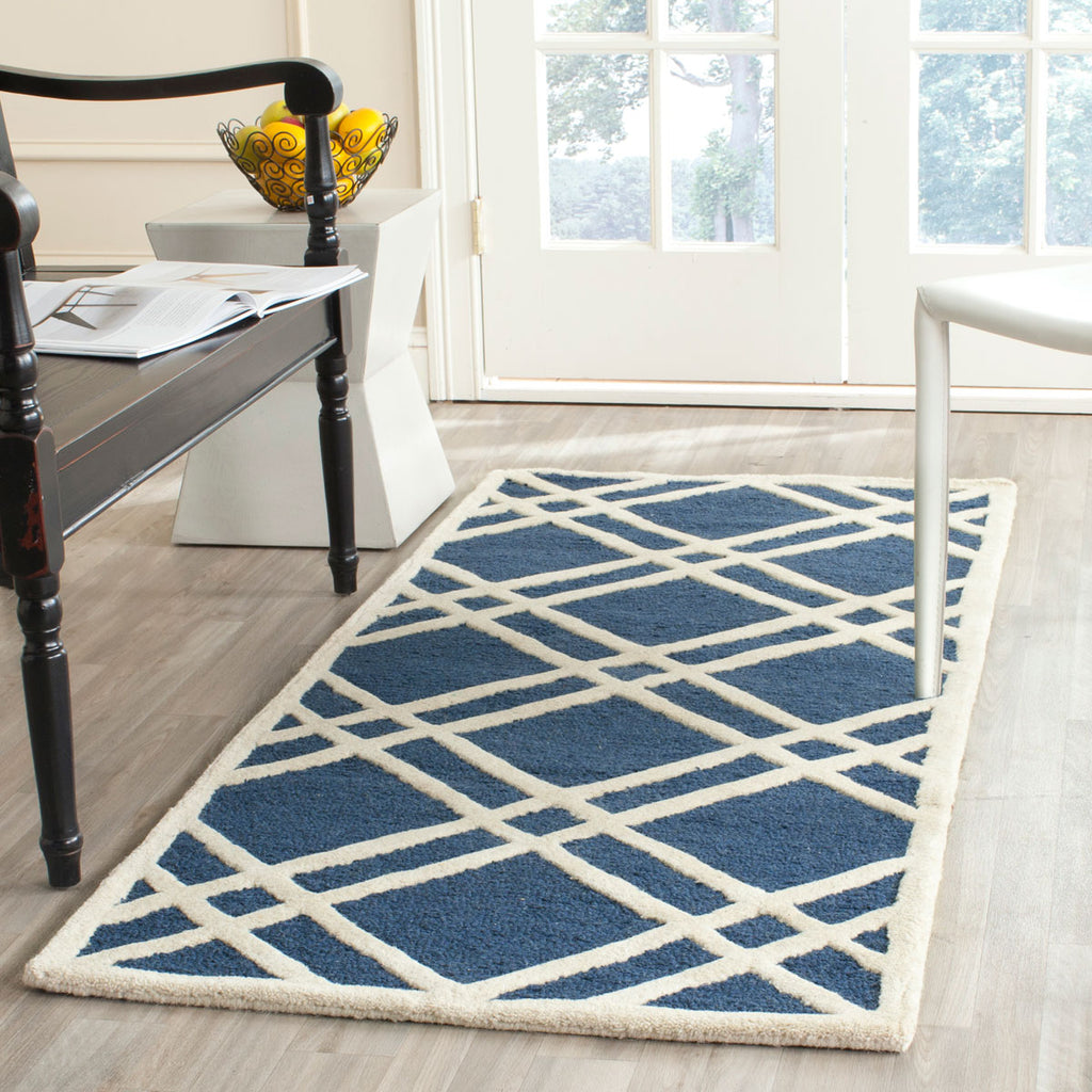 Safavieh Clearance Cambridge CAM142G Navy Blue Rug