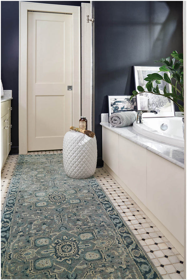 Capel Izmir 3158 Grey Blue Rug