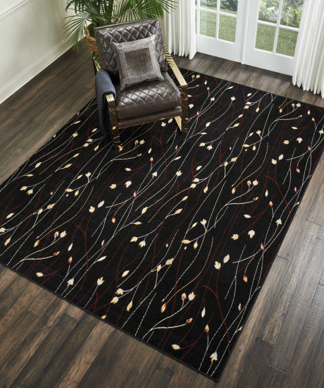 Nourison Clearance Grafix GRF15 Black Rug