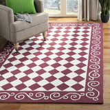 Safavieh Clearance Chelsea HK711C Burgundy Rug