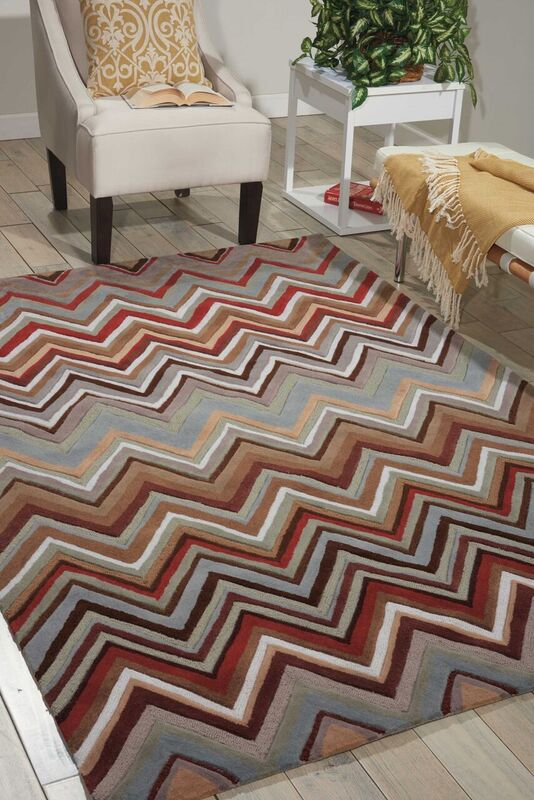 Nourison Sale Contour CON23 Multi Rug
