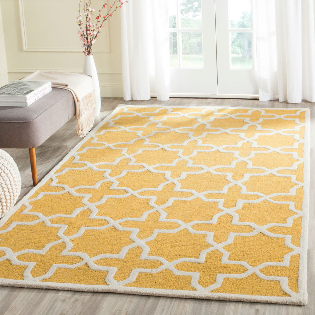 Safavieh Clearance Cambridge CAM125Q Gold Rug