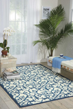 Nourison Clearance & Garden RS093 Blue Rug
