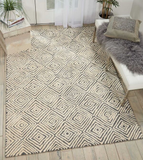 Nourison Clearance Deco Mod DEC01 Grey/Ivory Rug