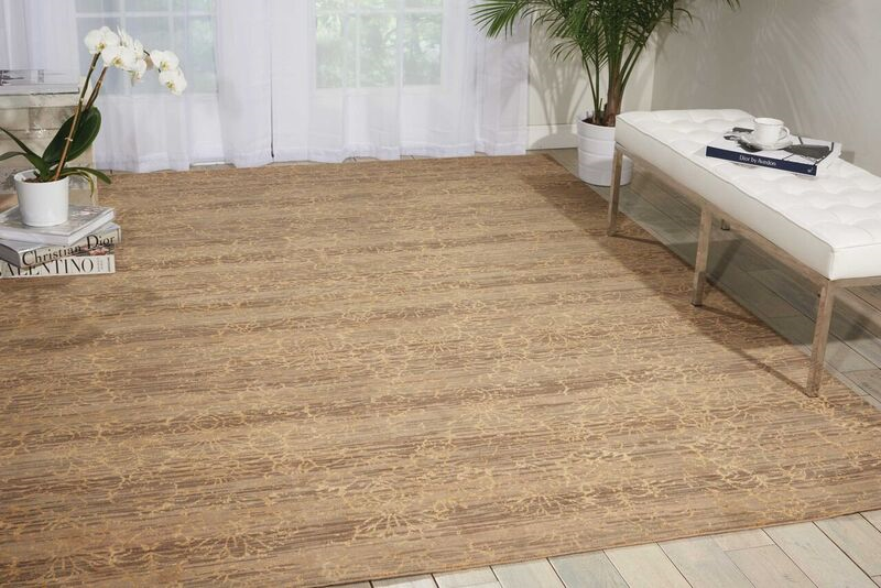 Nourison Clearance Silken Allure SLK26 Latte Rug
