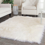 Safavieh Clearance Faux Sheep Skin FSS235A Ivory Rug