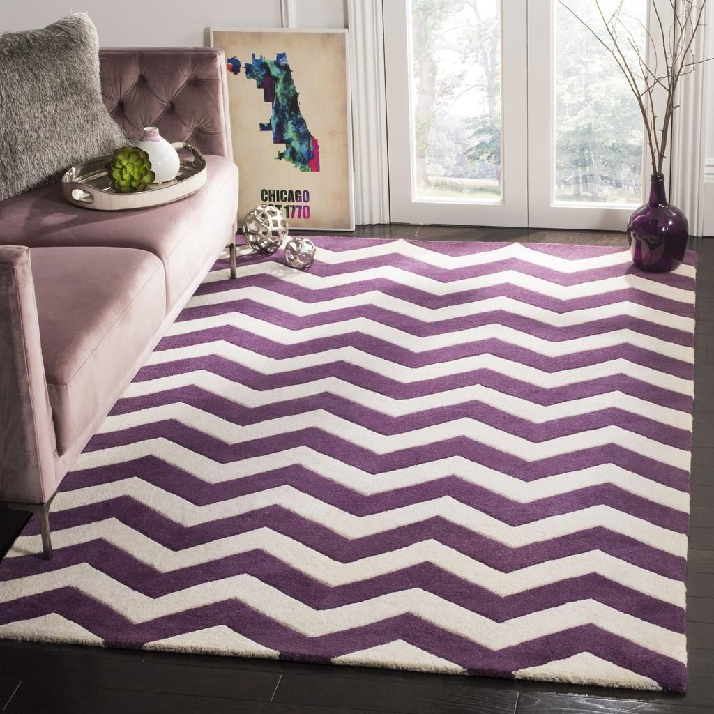 Safavieh Clearance Chatham CHT715F Purple Rug