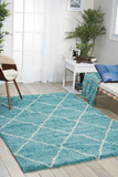 Nourison Clearance Brisbane BRI03 Aqua Rug