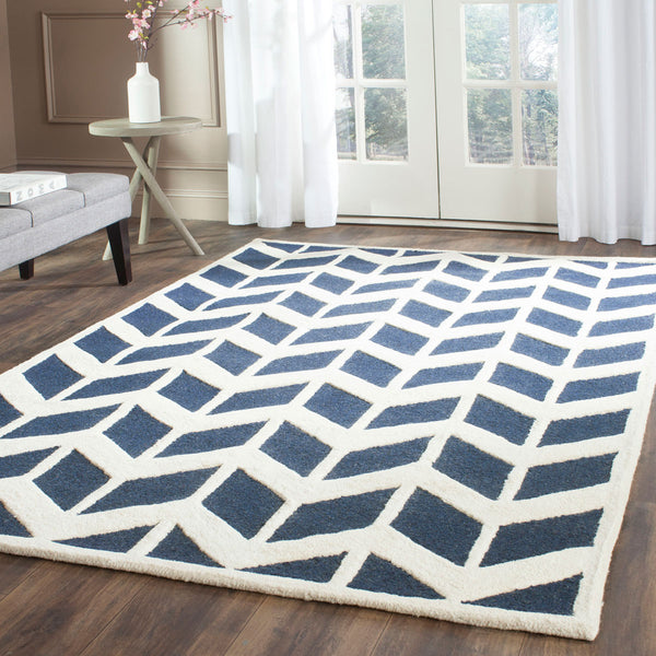 Safavieh Clearance Cambridge CAM718M Navy Rug