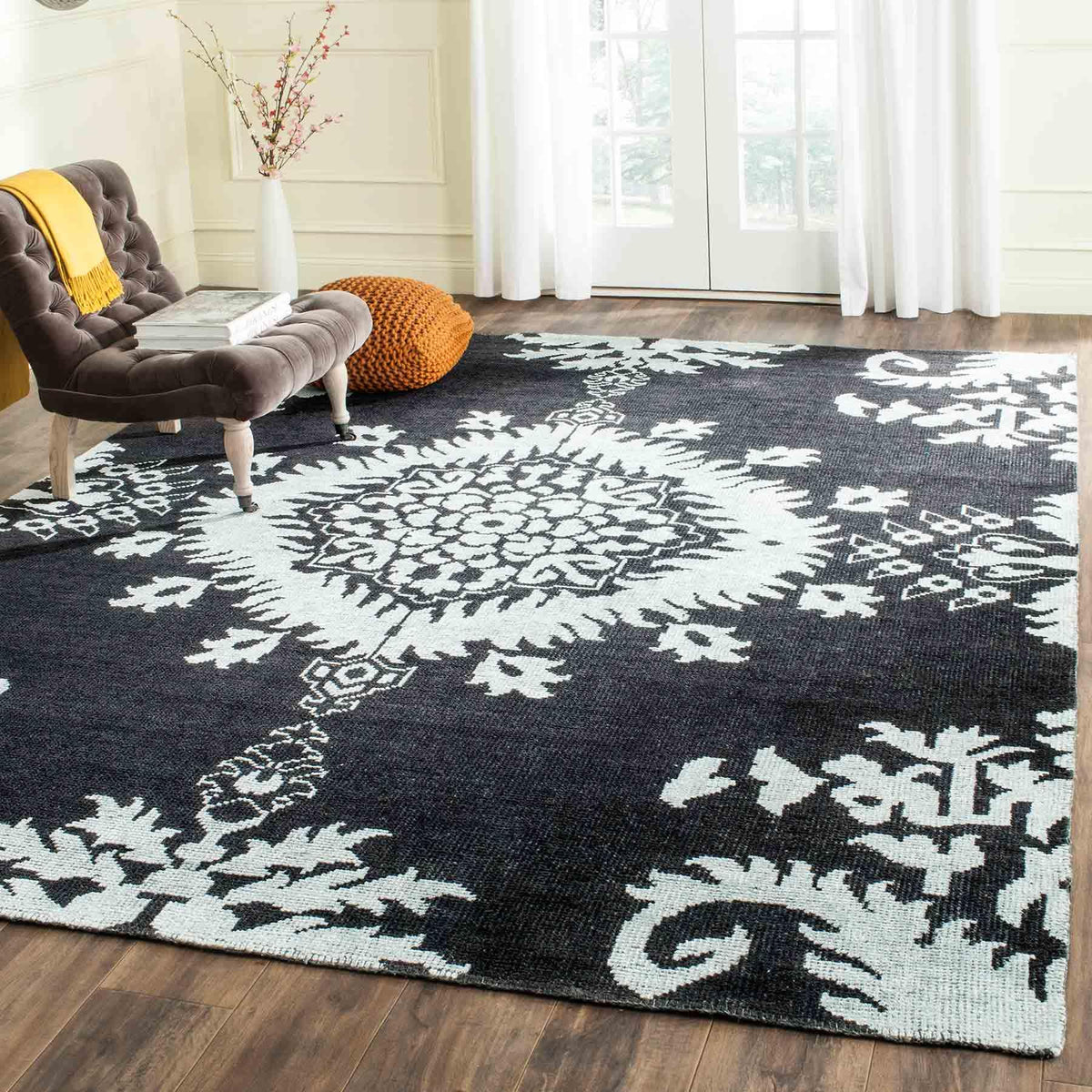 Safavieh Clearance Stone Wash STW235E Charcoal Rug