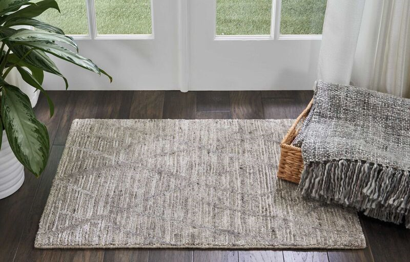 Nourison Ocean OCP02 Ash Rug