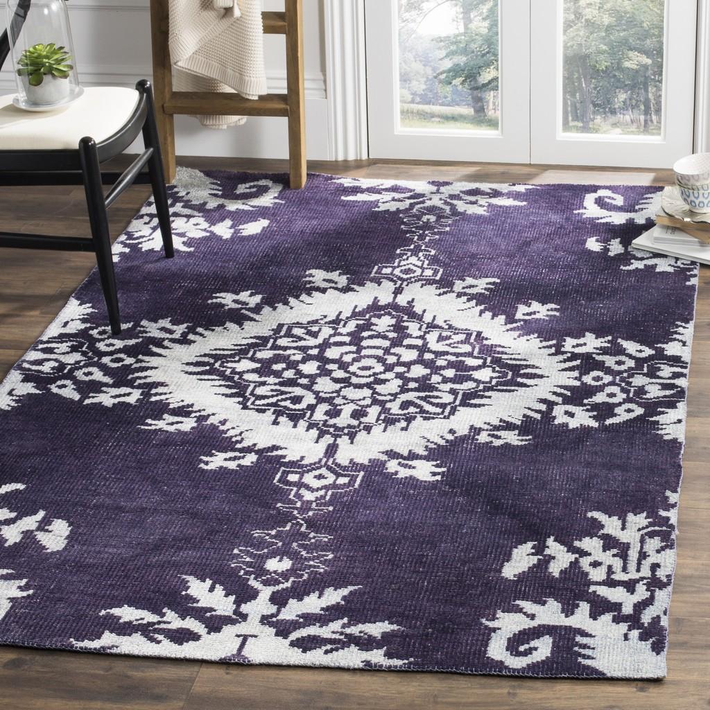 Safavieh Clearance Stone Wash STW235K Purple Rug