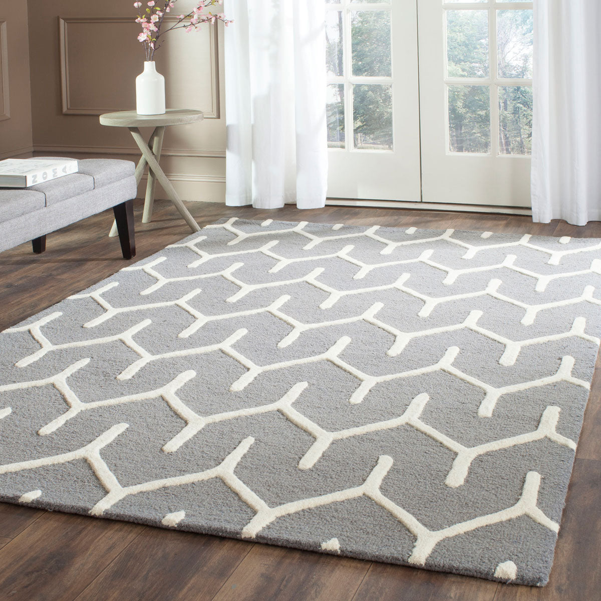 Safavieh Clearance Cambridge CAM720D Dark Grey Rug