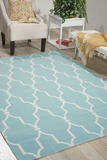Nourison Clearance & Garden RS087 Aqua Rug